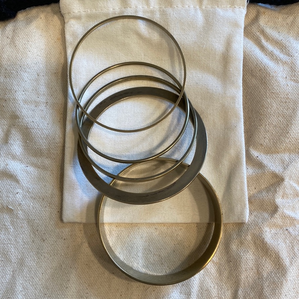 Vintage brass bangles